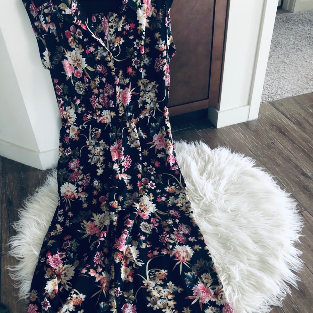 Azel hazel floral jumpsuit